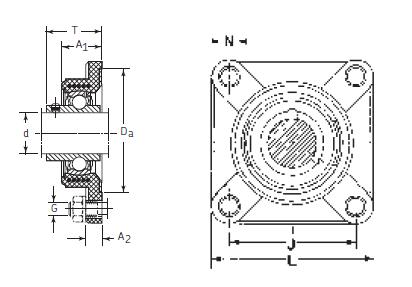 美国MRC C4F35SS轴承图纸